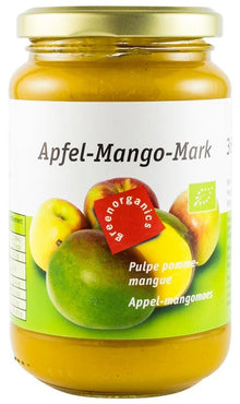 Piure bio din pulpa de mere si mango, 360g Green Organics