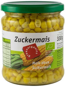 Porumb dulce Bio, 330g/230g GREEN ORGANICS