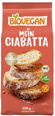 Premix bio pentru ciabatta, fara gluten, 500g Biovegan