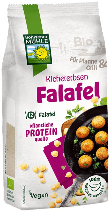 Premix bio pentru falafel din naut, 165g Bohlsener Muhle