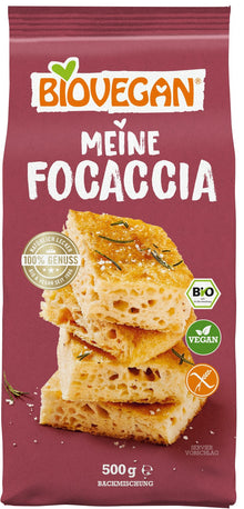 Premix bio pentru focaccia, fara gluten, 500g Biovegan