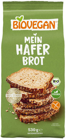 Premix bio pentru paine de ovaz, fara gluten, 530g Biovegan