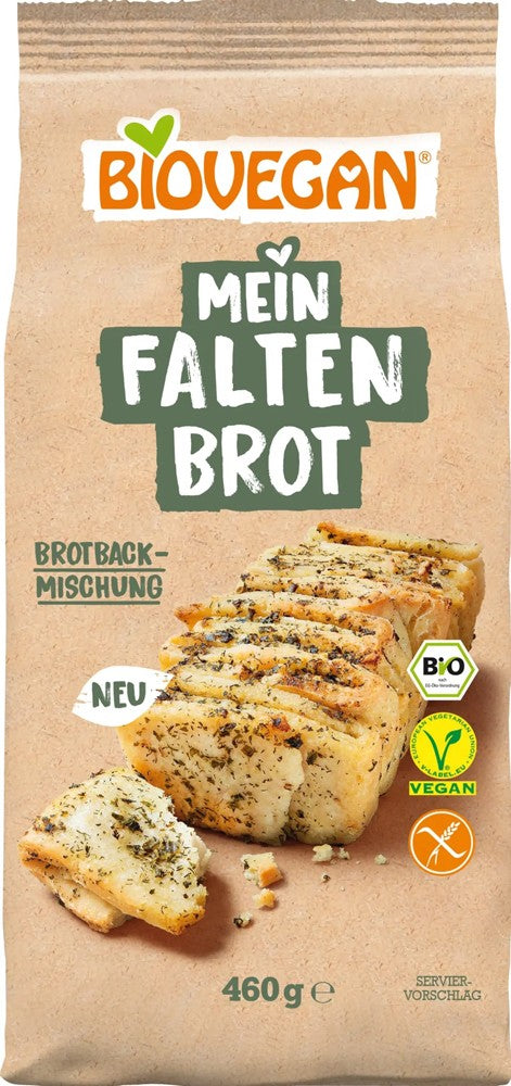 Premix bio pentru paine fara gluten, 460g Biovegan