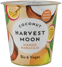 Preparat bio fermentat din bautura cocos cu mango si maracuja, 125g Harvest Moon