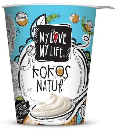 Preparat bio fermentat din lapte de cocos, natur, 400g, Mylove Mylife