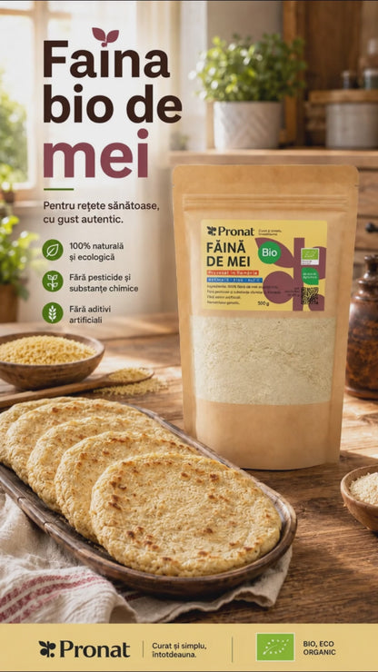 Faina bio de mei, 500g Pronat