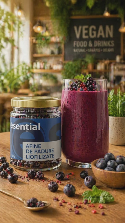 Afine de pădure liofilizate, 20g Esential