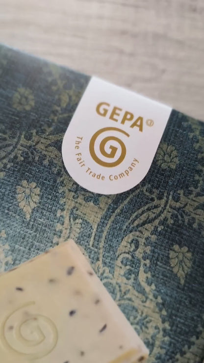 Ciocolata alba bio cu ceai negru Earl Grey si ulei de bergamota, 80g Gepa