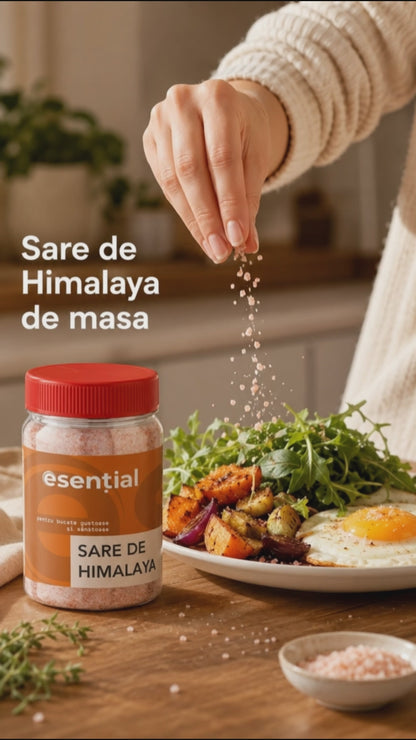 Sare de Himalaya de masa la pet, 300g Esential