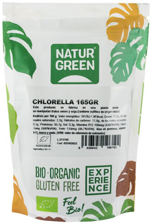 Pudra bio de chlorella, 165g Natur Green