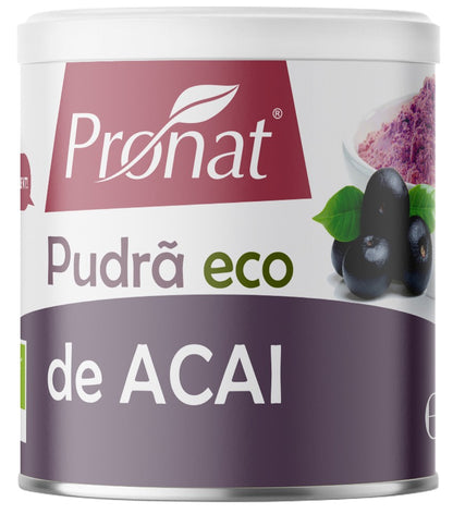Pudra de acai bio, 90g Pronat