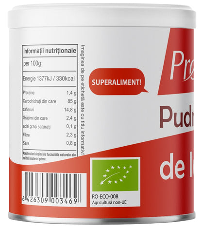 Pudra de lucuma bio, 90g Pronat