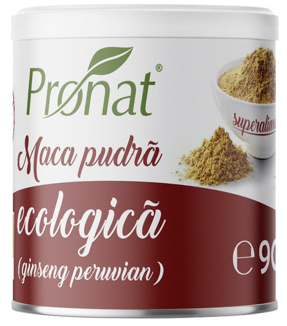 Pudra de maca bio, 90g Pronat