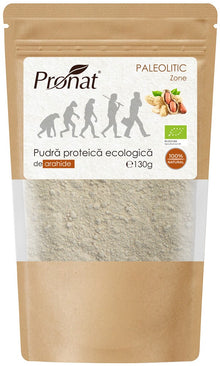 Pudra proteica bio de arahide, 130g Pronat