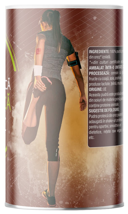 Pudra proteica bio de orez izolata, 200g Pronat