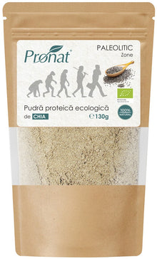 Pudra proteica bio din seminte de chia, 130g Pronat