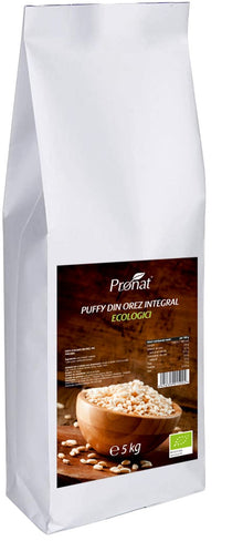 Puffy bio din orez expandat natur, 5kg Pronat