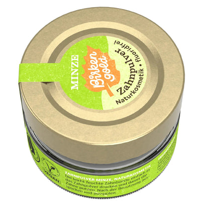 Pulbere pentru dantură cu menta si xylitol, 30g Birkengold