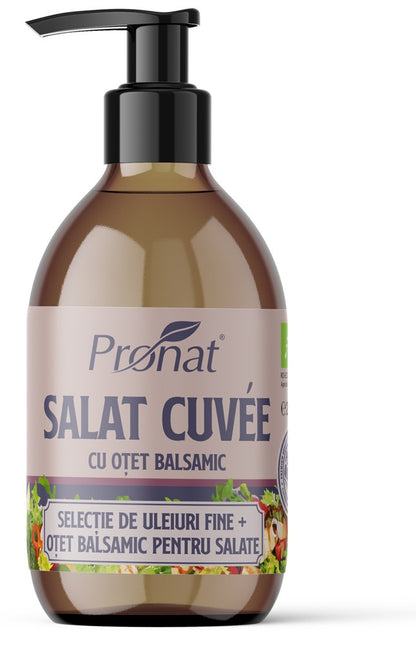 Salat Cuvée Selectie bio de uleiuri si otet balsamic pentru salate 250ml Pronat