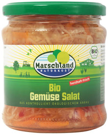 Salata de legume bio, 330g / 190g Marschland Naturkost