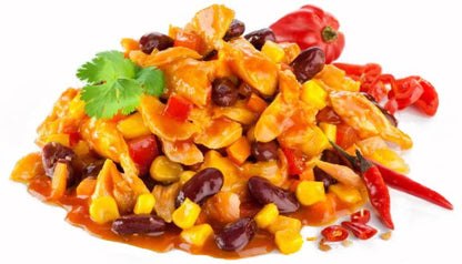 Salata de somon salbatic Mexico in sos de rosii bio, 200g Fontaine