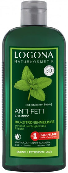 Sampon bio anti grasime cu roinita, 250ml Logona