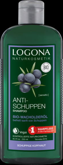 Sampon bio anti matreata cu ulei de ienupar, 250ml Logona