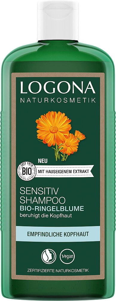 Sampon unisex, pentru scalp sensibil, cu acacia, bio 250ml Logona