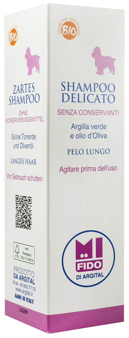Sampon bio pentru caini cu par lung, 250ml Argital