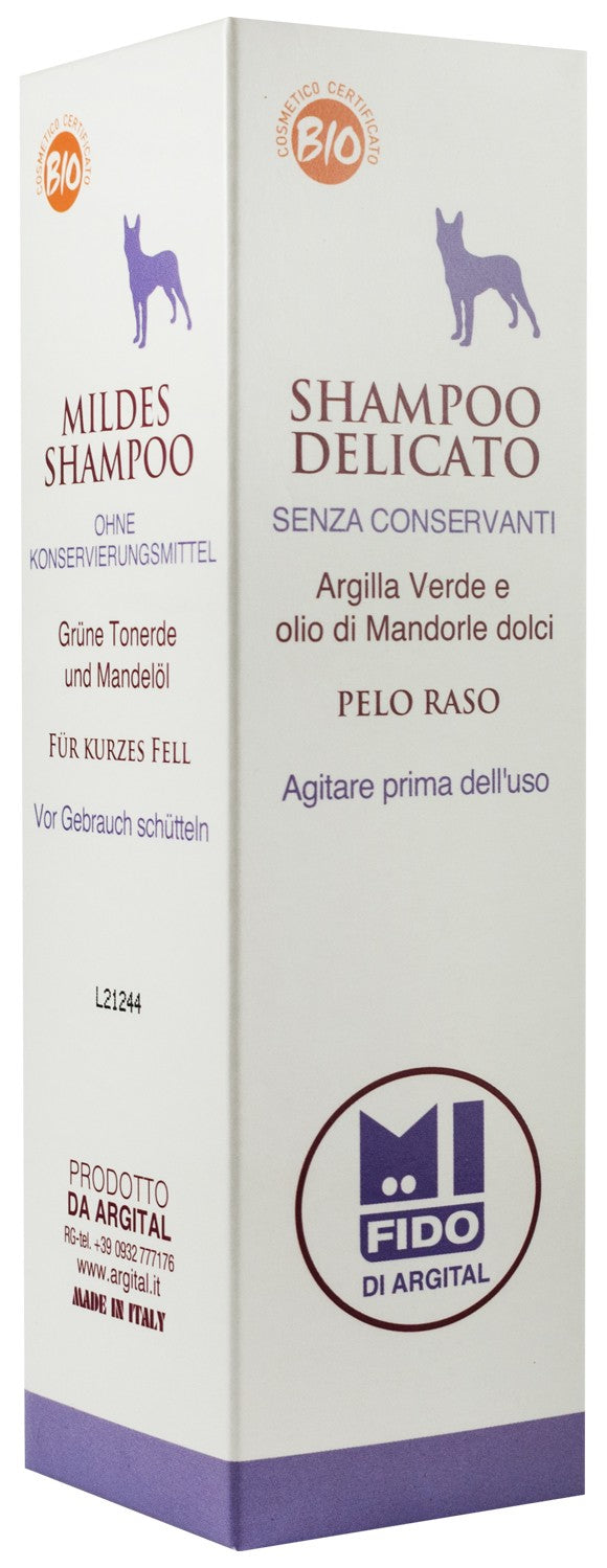 Sampon bio pentru caini cu par scurt, 250ml Argital