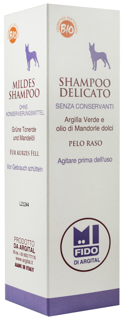 Sampon bio pentru caini cu par scurt, 250ml Argital