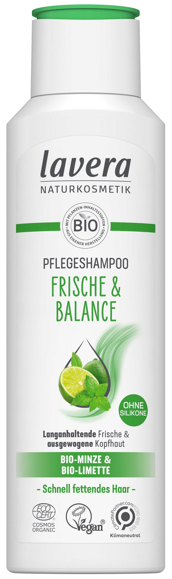 Sampon bio pentru Prospetime si Echilibru, 250ml Lavera