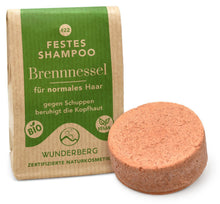 Sampon solid bio cu urzica, 48g Wunderberg