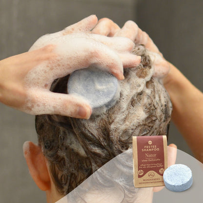 Sampon solid bio natural, 48g Wunderberg