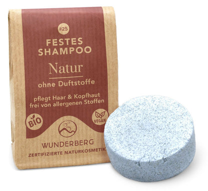 Sampon solid bio natural, 48g Wunderberg