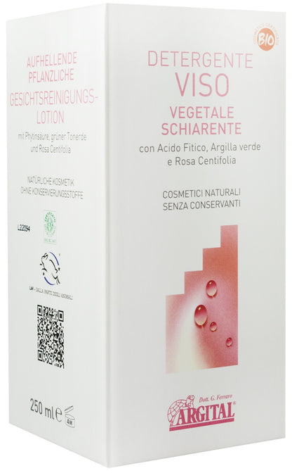 Sapun bio vegetal pentru curatarea si albirea fetei, 250ml Argital