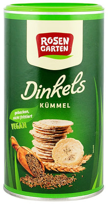 Saratele bio din grau spelta cu chimen, 100g Rosen Garten