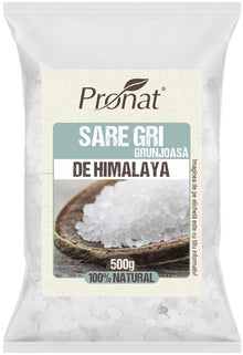 Sare de Himalaya gri grunjoasa 500g Pronat