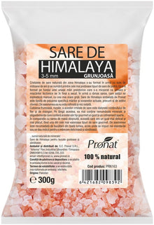 Sare de Himalaya grunjoasa, 300g Pronat