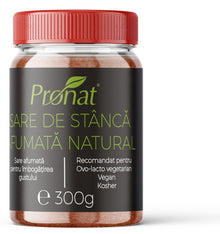 Sare de stanca afumata natural, 300g Pronat