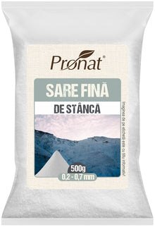 Sare fina de stanca, 500g Pronat