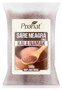Sare neagra fina Kala Namak, 500g Pronat