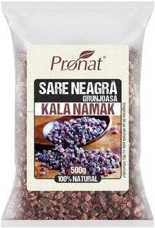 Sare neagra grunjoasa Kala Namak, 500g Pronat
