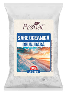Sare oceanica grunjoasa 300g Pronat