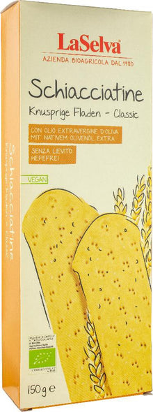 Schiacciatine bio classic, 150g LaSelva