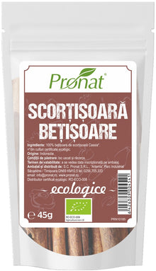 Scortisoara bio (betisoare), 45g Pronat