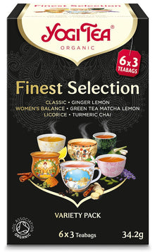 Selectie de ceaiuri bio Finest Selection, 34.2g Yogi Tea