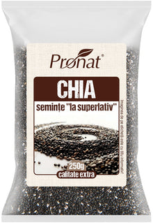 Seminte de chia, 250g Pronat
