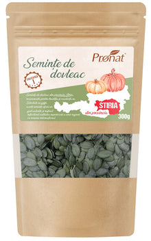 Seminte de dovleac decojite, natur, din provincia Stiria 300g Pronat