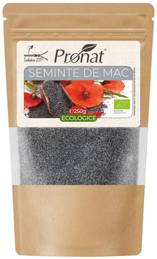 Seminte de mac bio, 250g Pronat